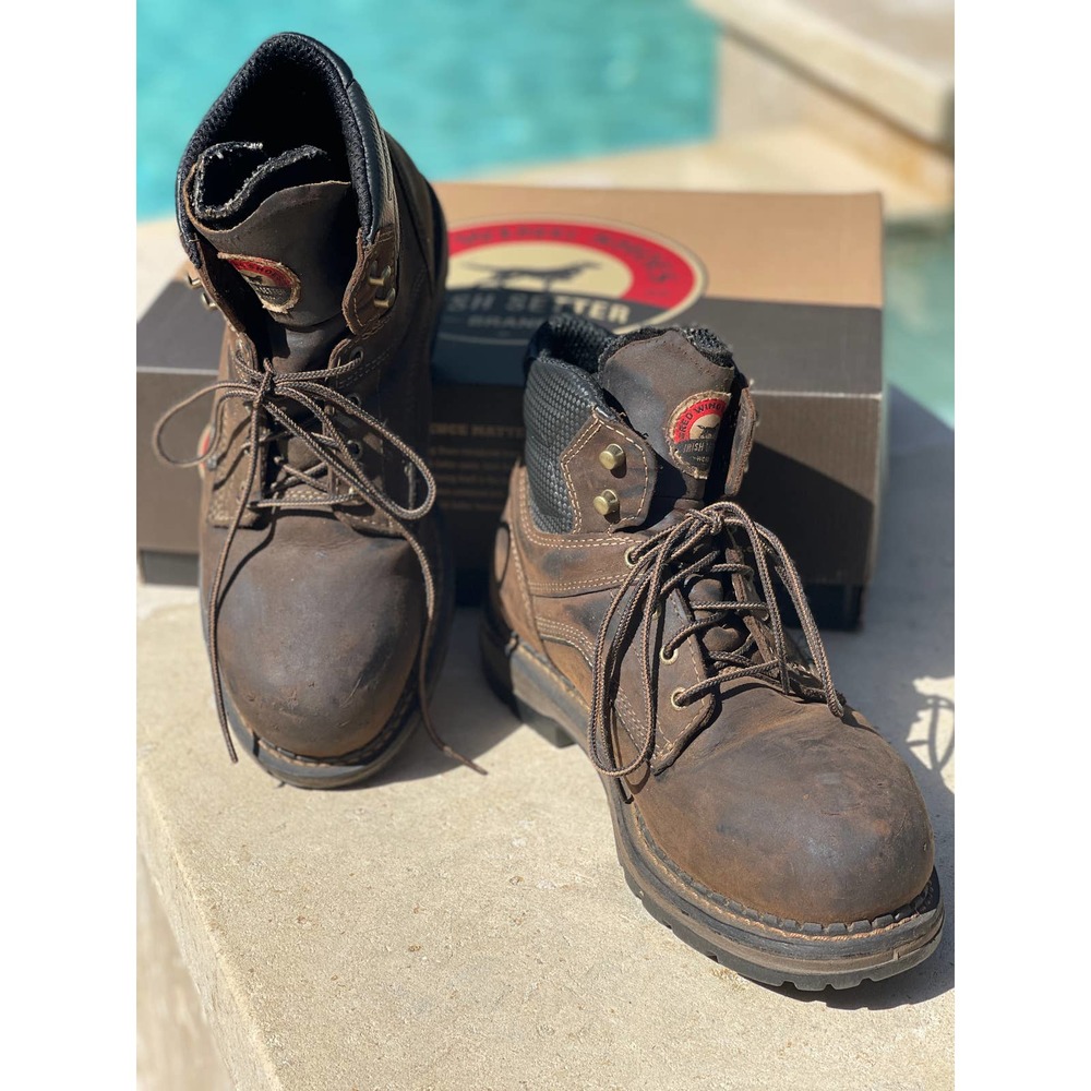 Red Wing Shoes Irish Setter Men's Work Ramsey Safety Toe S-10